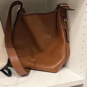 Coach Tan Leather Hobo Bag